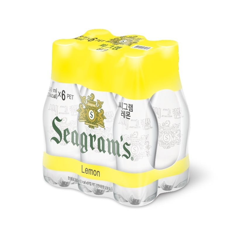 [매장배송]씨그램 레몬 무라벨 (350ML*6입)