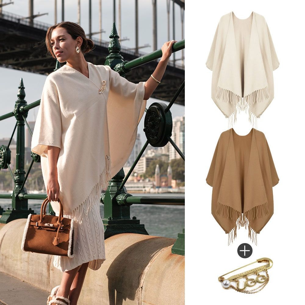 국내 [브로치 ] 호주정품 럭스오즈 포레버 숄 LUXOZ UGG LC001