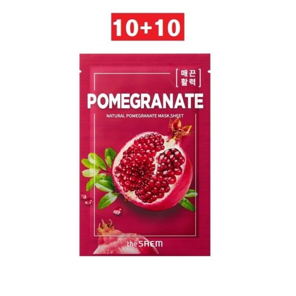 더샘 [더샘] 10 10 내추럴 석류 마스크 시트_(매근활력)_US