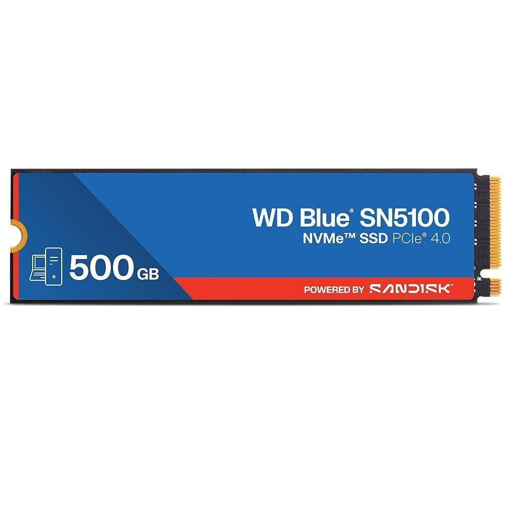 샌디스크 SanDisk WD Blue SN5100 500GB NVMe SSD - M2 2280 PCIe Gen 40 스테이트 드라이브