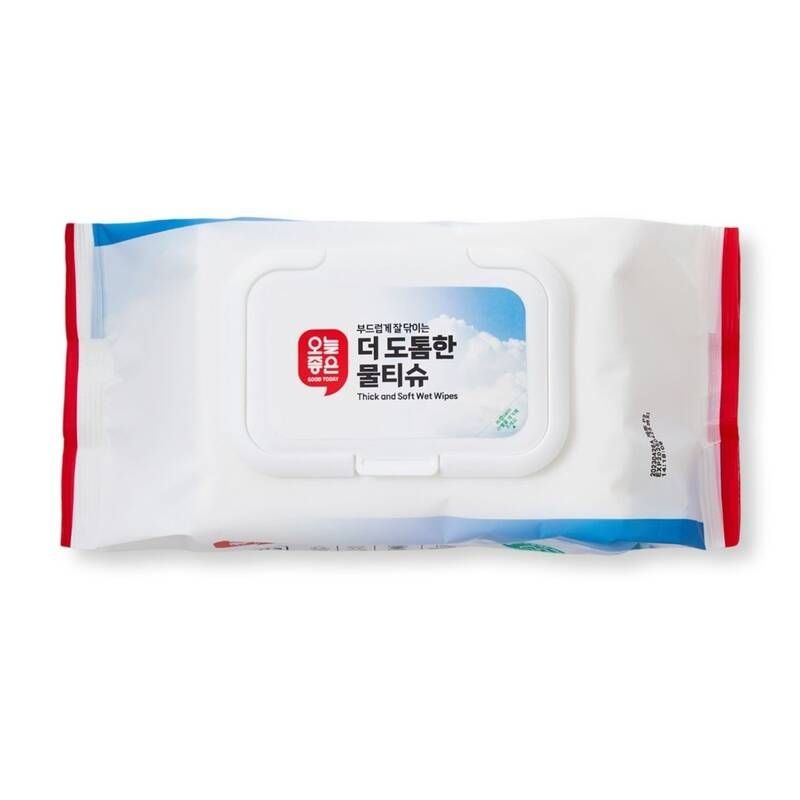 오늘좋은 오늘좋은 더도톰한 물티슈 100매