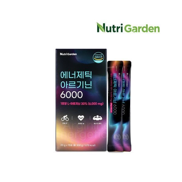 뉴트리가든 에너제틱 아르기닌6000 20g x 15포 1개