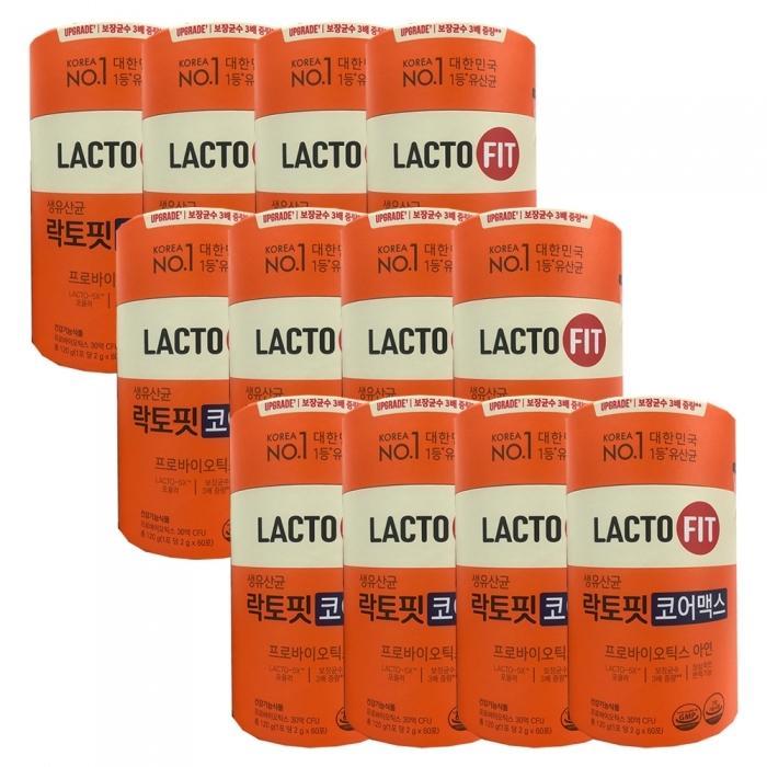 종근당건강 락토핏 생유산균 코어맥스 2g 60포12통HIS