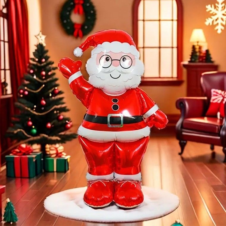 크리스마스 산타풍선 포토존 장식 소품 파티용품 행사 연말 성탄절 데코 홈파티 대형