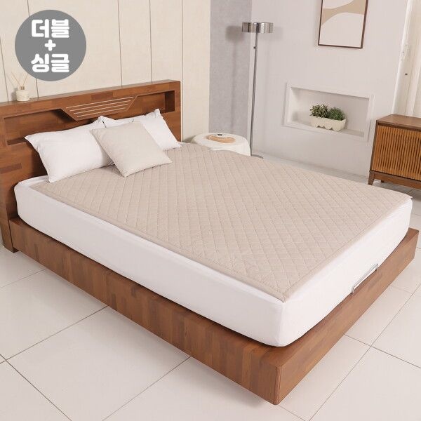 일월 [일월] 반값세일 [더블+싱글+미니] 에어로골든 카본매트(분리난방) 2장 + 미니싱글 온열매트