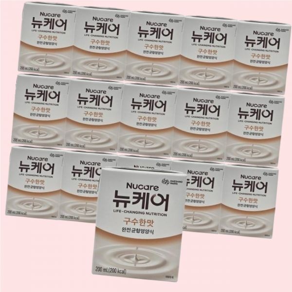 대상 뉴케어 구수한맛 30개 200ml 균형영양식 빨대 4110923