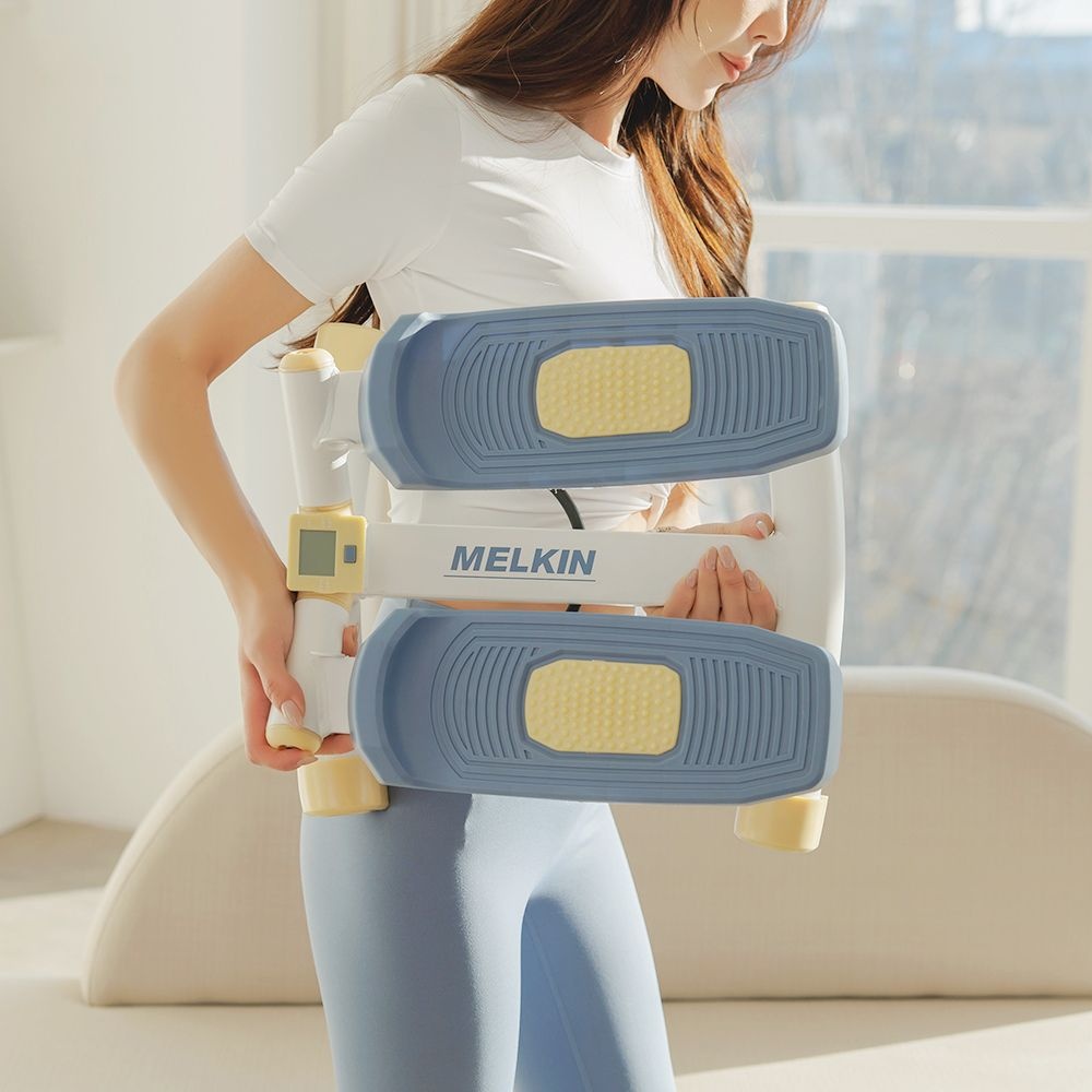 (현대Hmall) 멜킨 스텝퍼 트위스트 저소음 가정용 천국의계단 스텝밀 프로마운틴플러스 커스타드블루