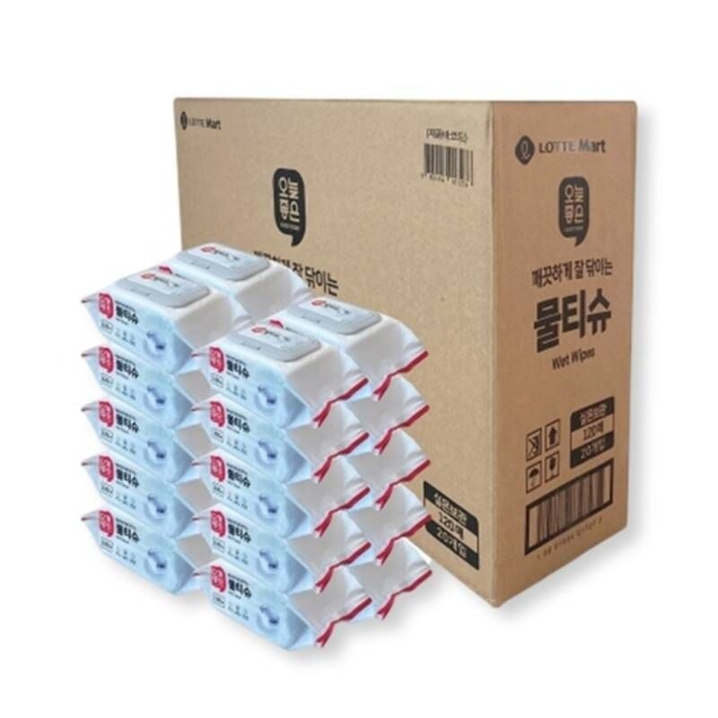 오늘좋은 오늘좋은 물티슈 120매*20