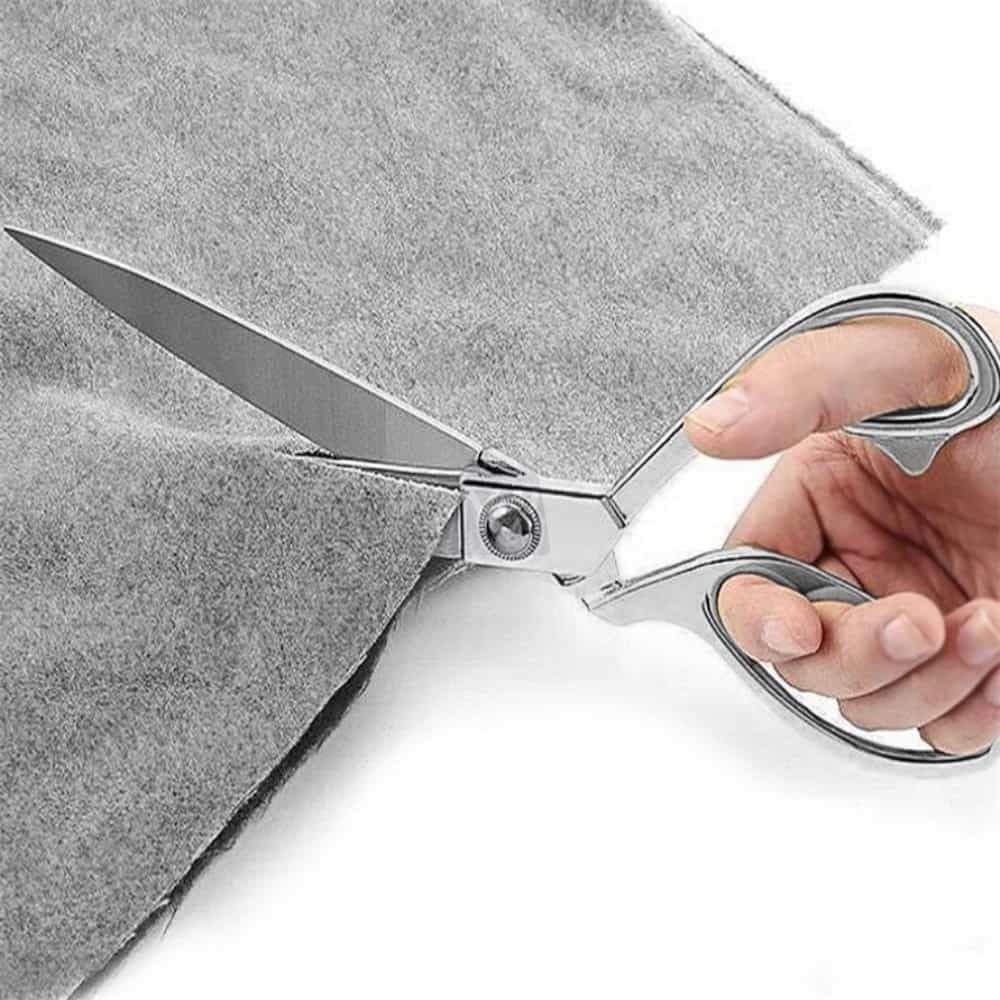 YWSHOP 실버 스텐 원단 재단가위 24CM 제단가위 스테인리스가위 수선가위