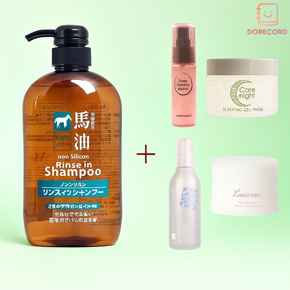 디오레코드 제휴사 일본 린스 머리결 샴푸 겸용 성분 좋은 무실리콘 올인원 스킨 크림 1+1