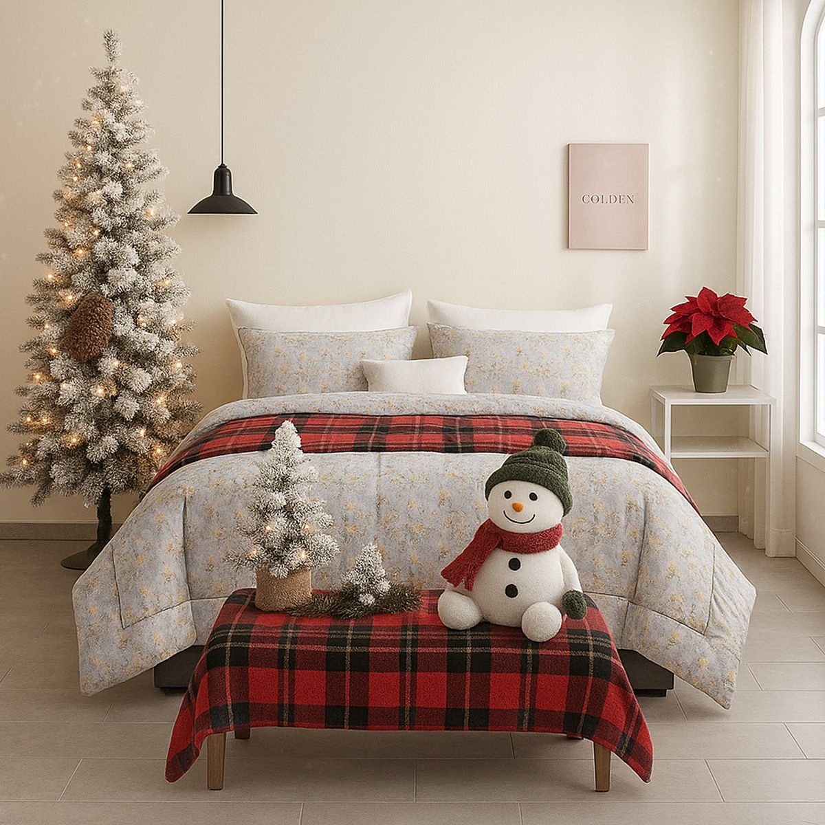 [롯데백화점] 박홍근 홈패션 찬바람 불때 따뜻하고 부드러운 밍크극세사 차렵이불 퀸(Q) 180X210cm LE1220561189