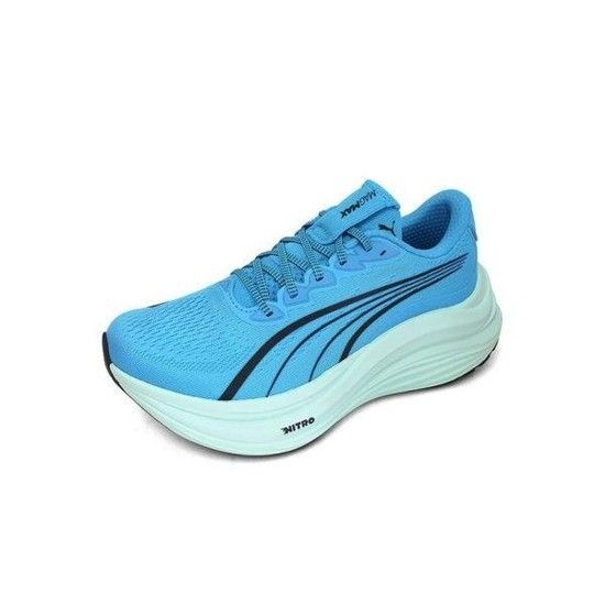 푸마 슈즈 PUMA 매그맥스 나이트로 맥스쿠션화 러닝화 조깅화 마라톤화 블루민트 310088-12-307103