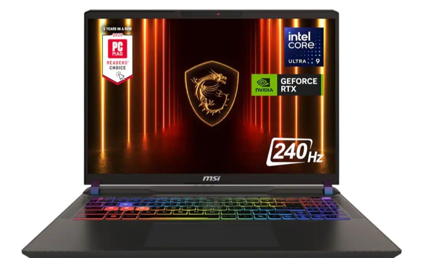 MSI - Vector 16 HX AI 400 240Hz QHD+ 게이밍 LAPTOP 랩탑 노트북 RTX 5080 Intel 9-275HX 가벼운 인강용 가성비 VECTOR16HXA2400 3211134 17
