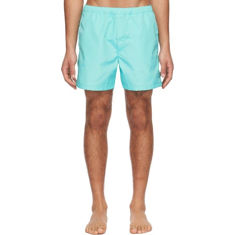 발렌티노 블루 드로우스트링 스윔 쇼츠 4V3UH040A0B VERDE FLUO