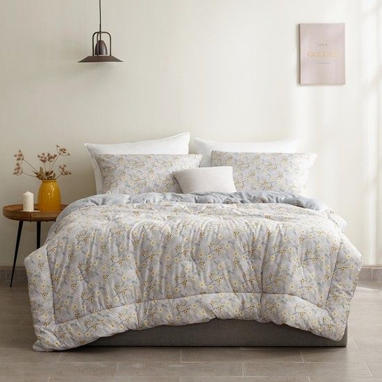 골든 데이지 세미마이크로+극세사 겨울 차렵이불 S/Q (9온스)