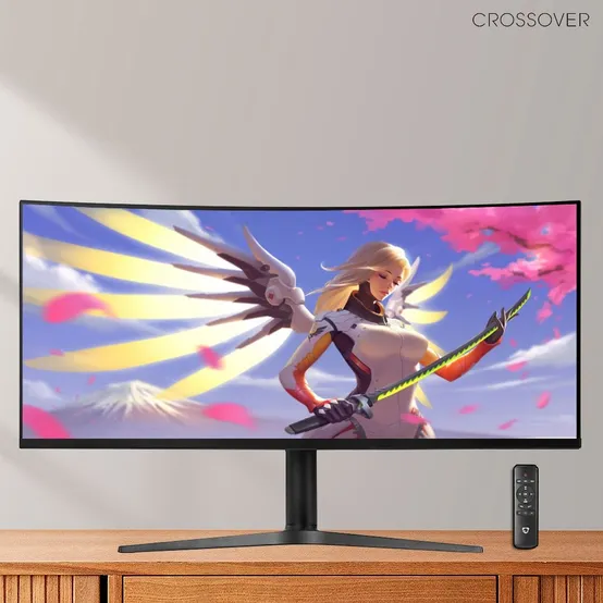 크로스오버 34LGD21W LG IPS 울트라와이드 커브드 멀티스탠드 WQHD 34인치 게이밍 모니터 업그레이드이벤트