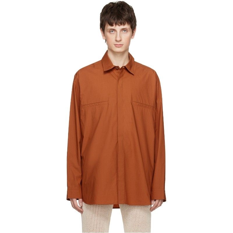 나누시카 나누슈카 탠 다모스 셔츠 NM23RSSH00876 TAN