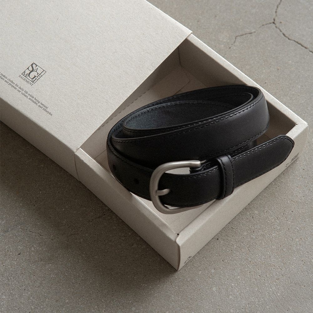 STANDARD LEATHER BELT_3COLORS