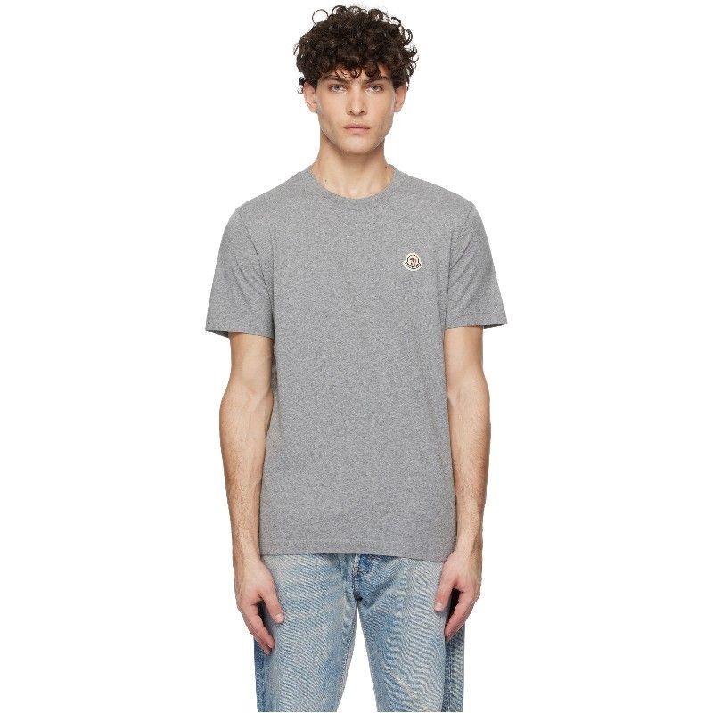 몽클레르 멀티컬러 로고 패치 티셔츠 세트 251111M213067