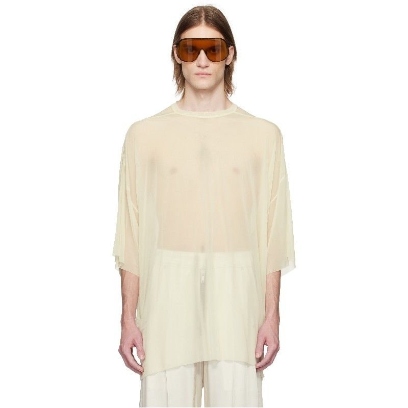 [RICK OWENS]릭 오웬스 릭오웬스 오프 화이트 할리우드 토미 티셔츠 251232M213146