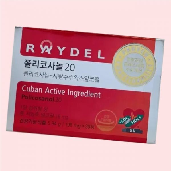 메이드잇 레이델 폴리코사놀 20 198mg x 30정 써클 4108293