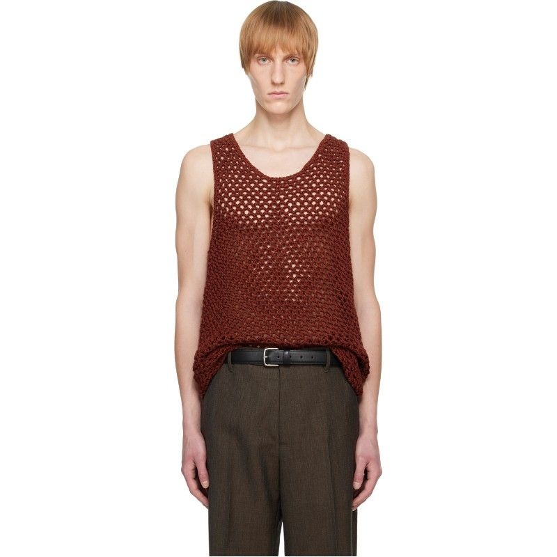 더로우 브라운 알버타 탱크탑 231359M214000