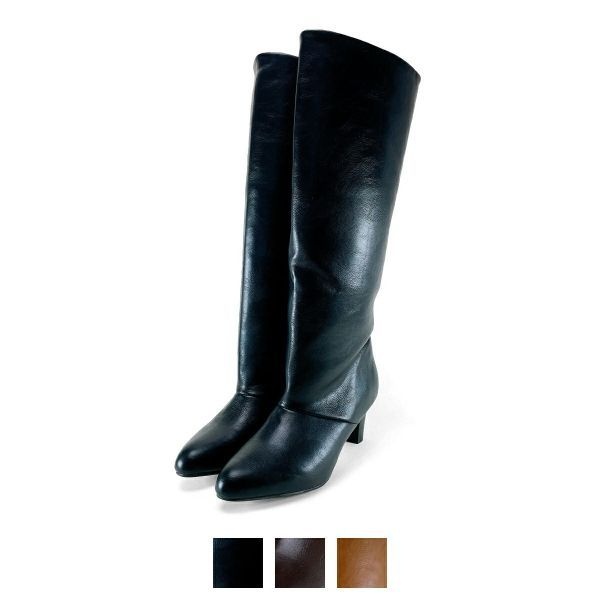 Atelier Brugge 아틀리에 브뤼헤 와이드 롱 부츠 22ISM-46 246319