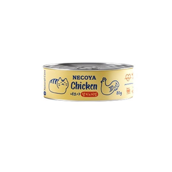 [오늘출발] 네츄럴코어 네코야캔 80g 참치+치킨 고양이간식