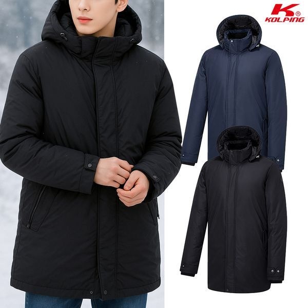콜핑 [하프클럽]콜핑 남성 겨울 웰론 등산 여성 롱패딩 남여공용 야상 자켓 KSC853QO3U
