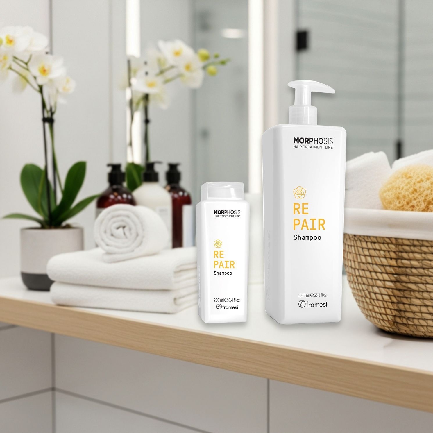 프라메시 건성 모발 영양 모포시스 리페어 샴푸 250ml