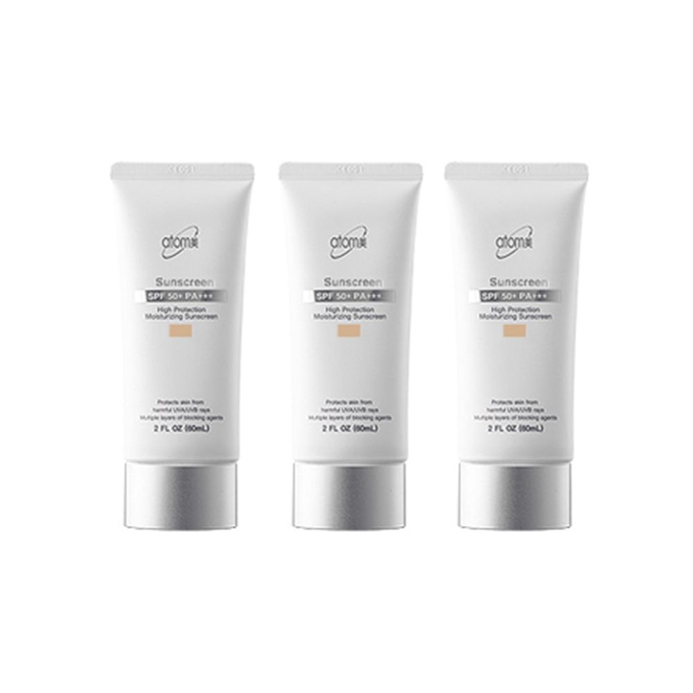 애터미 선크림(베이지) 60ml 3개
