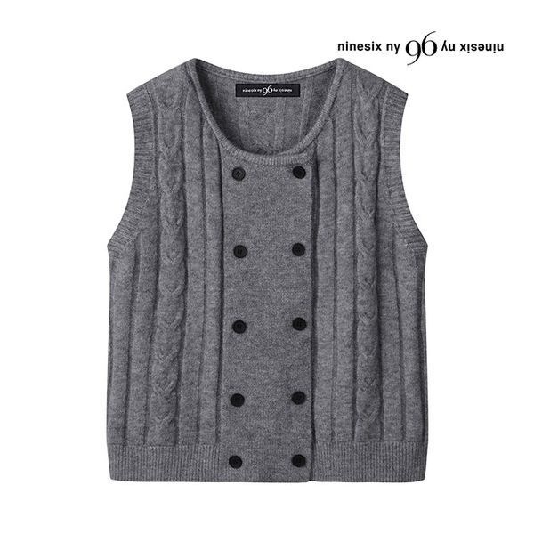 버튼 니트 베스트 NO3VW001L0 516332