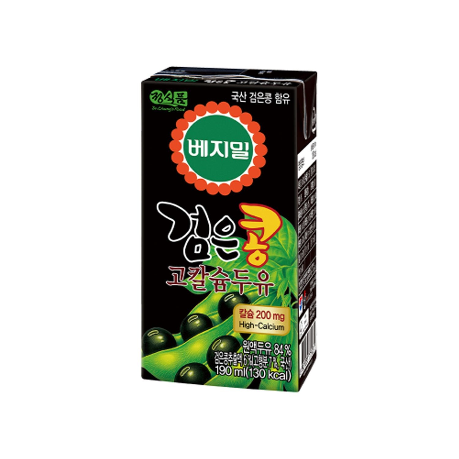베지밀 [정식품o]베지밀 검은콩 고칼슘 두유 190ml x 80팩