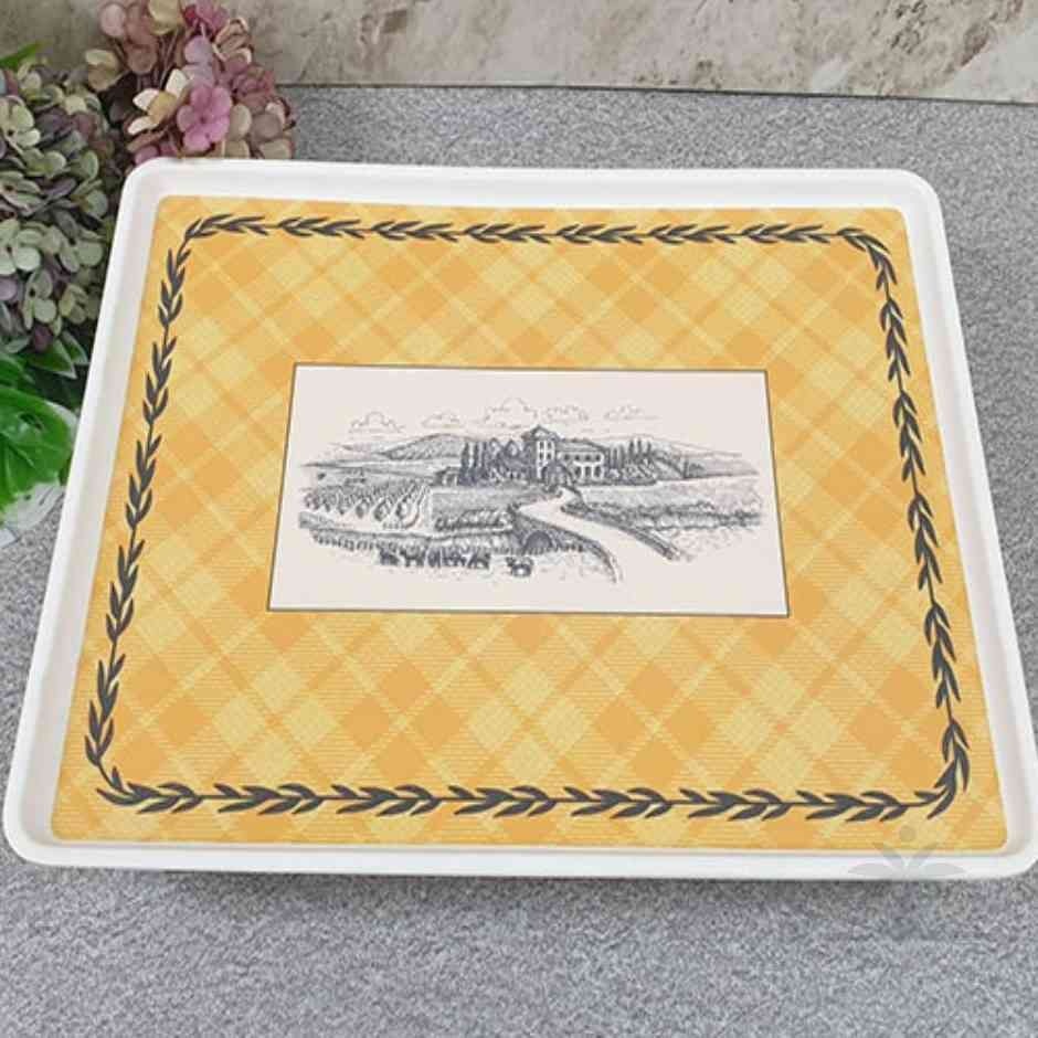 삼안협력사DMEC 일헌 프로방스 찻상 대 40X31.3 간식상 간식쟁반 다과트레이