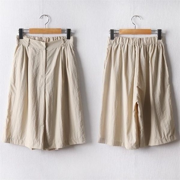 빅사이즈 108 심필밴딩핀턱주름팬츠 DMOF093