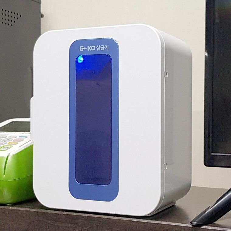 마루이엔지 인씨네  국산 휴대용 자외선 UV-C LED 다용도 지코 살균기 컵 칫솔 마스크 휴대폰 수납함 살균 보관함