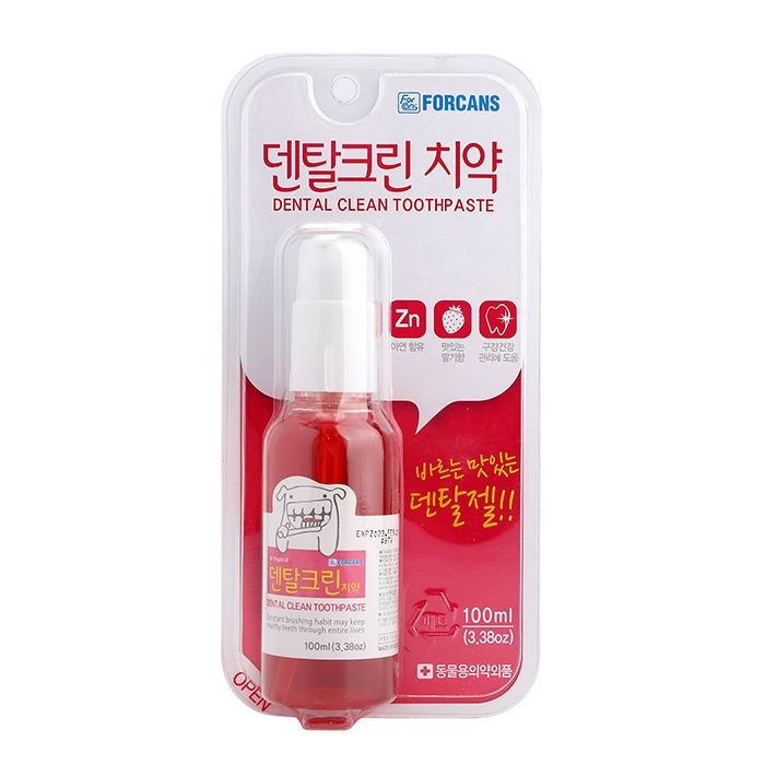 포비스 강아지 덴탈크린 바르는 맛있는 치약