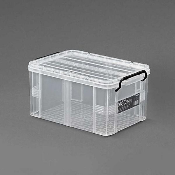 [하프클럽]코멕스 네오박스 340 (34L) 공간박스 정리함 리빙박스 옷 장난감 보관