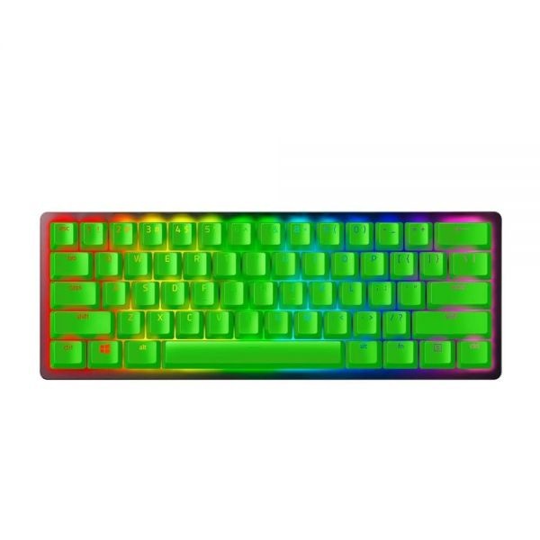 [해외] Razer 더블샷 PBT 키캡 업그레이드 세트, 기계식 광학 키보드용, 미국 및 영국 표준 104/105 레이아웃과 호환 가능, 레