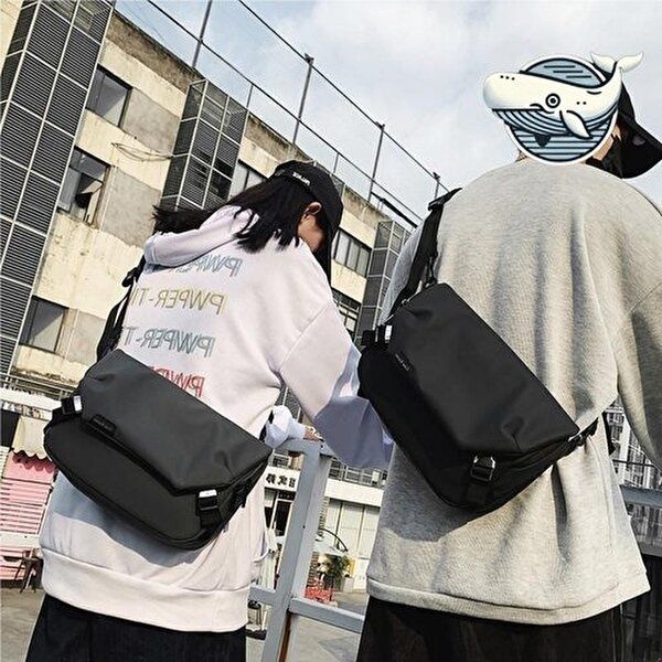 대학생 필수 아이템 슬링 크로스백 세련된 대용량 메신저백-WFH70EA