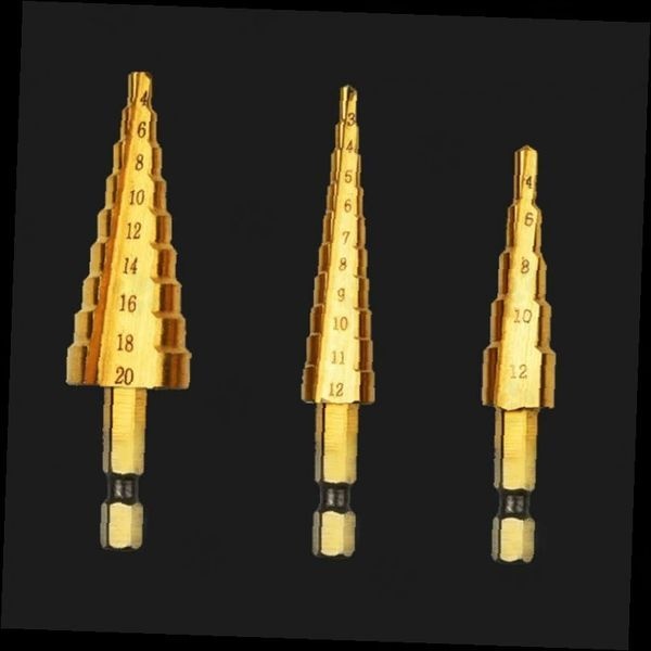 단계형 드릴비트 금속 목재 천공 작업용 다단 구멍뚫기 전용 공구 비트