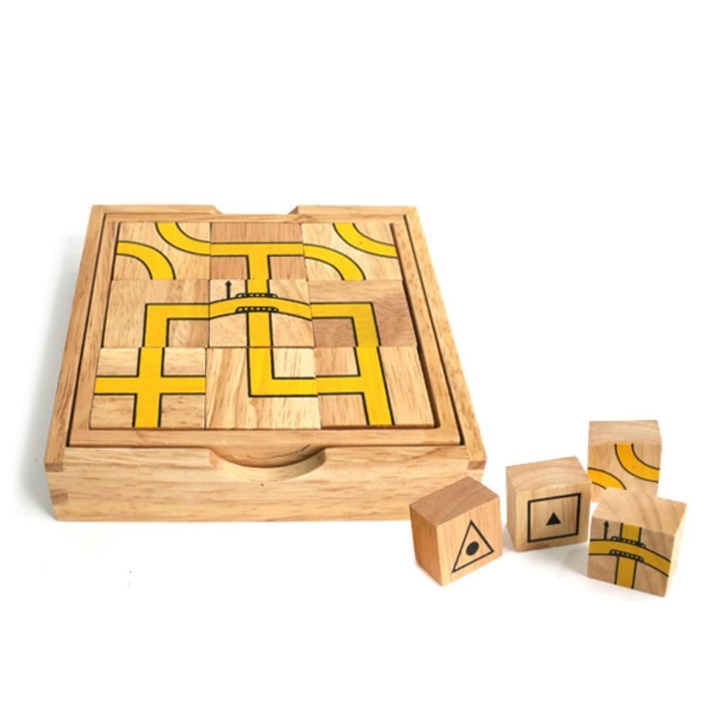 초등수학교구 사고력발달 로드맵퍼즐+교재1권 공간도형학습 창의력계발