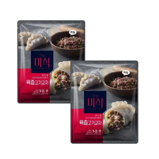 [본사] 더미식 육즙고기교자 2개+김치교자 2개 (총 4봉)/교차가능 