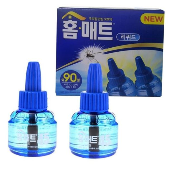 콘센트 모기훈증기 홈매트리퀴드용 45일 리필2병