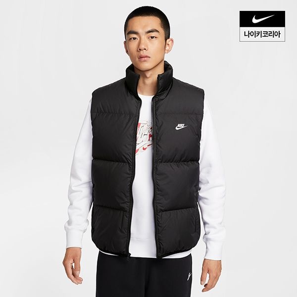 [나이키]NSW 클럽 남성 써마 핏 패딩 베스트 IB2978-010 : 롯데ON