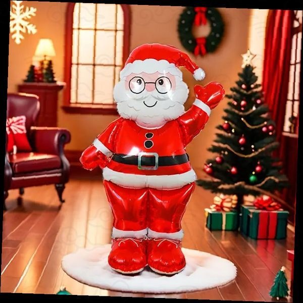 크리스마스 산타 풍선인형 실내 장식용품 연말파티 포토존 데코 홈카페 성탄절 인테리어 소품