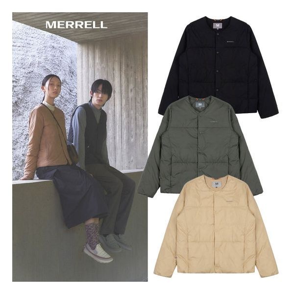 남녀공용 하이크 논퀼팅 유넥 경량 구스 다운 3 컬러 M24W2-UDW201 660000