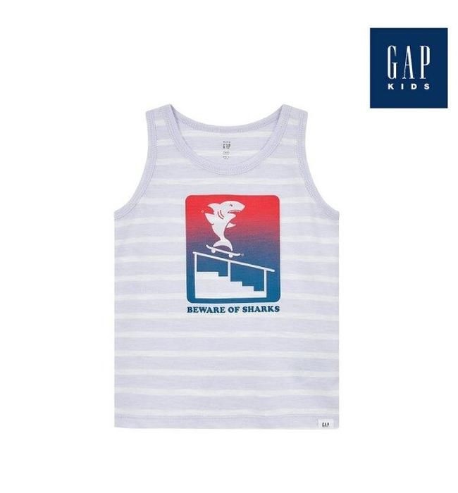 [갭키즈]패턴드 슬럽 그래픽 탱크탑(859698-00-9_PU)