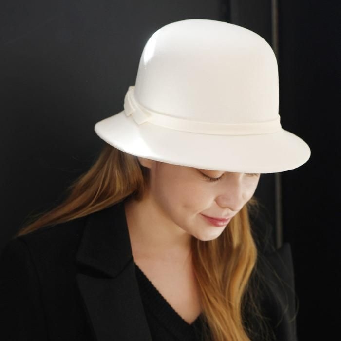 MDL협력회사 [루즈루나]이벨라 데일리 심플 여자 리본 클로슈햇 버킷햇 벙거지 모자