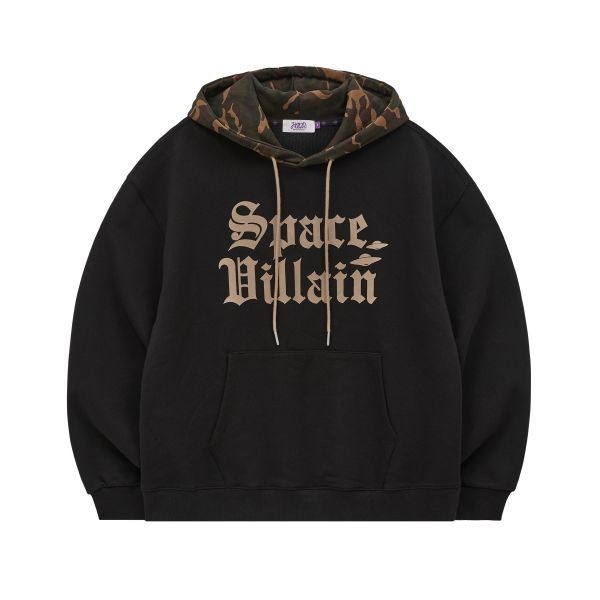 후드후드 HOODHOOD 스페이스 빌런 카모 후드 블랙 HDBD03TS09-2 197613